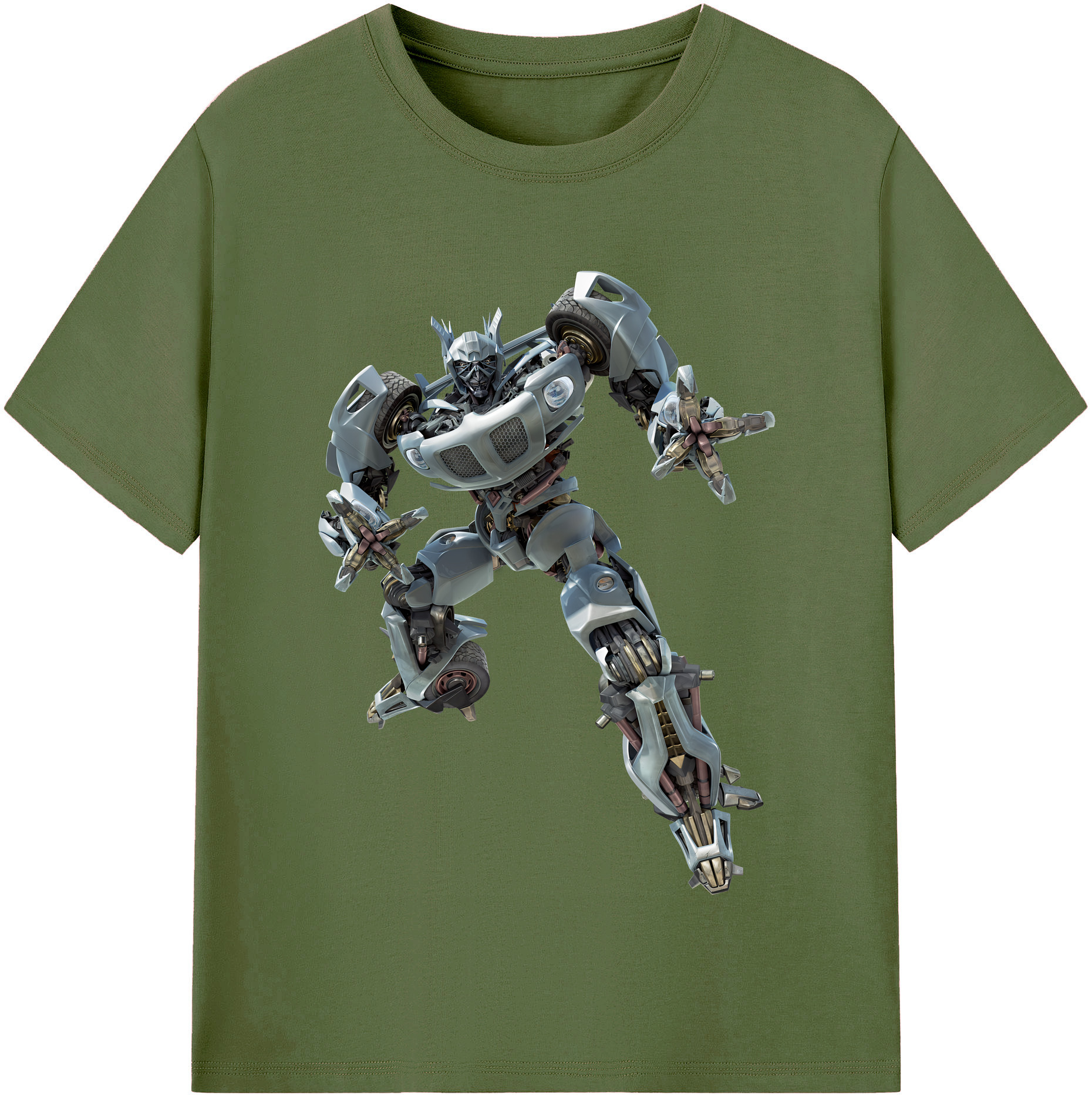 （画像用） Transformers トランスフォーマー 綿100％半袖Tシャツ（フロントプリント）